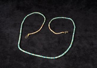 Kewa Silver, Turquoise, and Shell Necklace