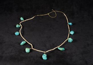 Kewa Heishi and Turquoise Nugget Necklace