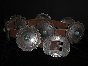 Navajo Pawn Concho Belt