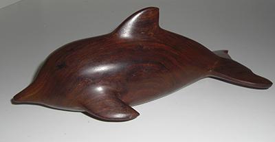 Seri Ironwood Fish Figurine