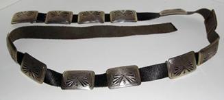 Navajo Overlay Concho Belt