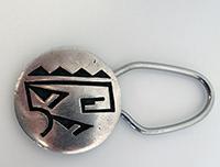 Hopi Silver Key Ring