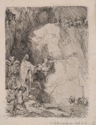 The Raising of Lazarus (small plate)