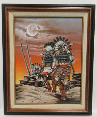 Zuni Oil Painting