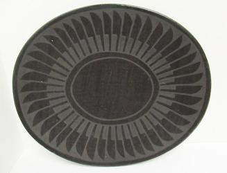 San Ildefonso Blackware Plate