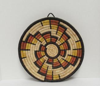 Hopi Chasing Star Basketry Tray