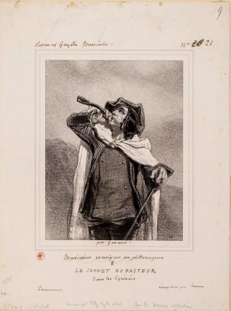 Le Cornet du Pasteur: dans le Pyrénées from Revue et gazette musicale (no. 21) and Musiciens comiques ou pittoresques (no. 9)
