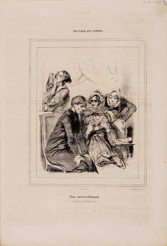 Une sainte alliance (à propos d'u billet doux.) No. 4 from Politique des Femmes