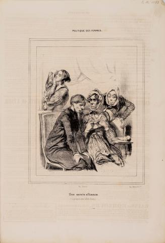 Une sainte alliance (à propos d'u billet doux.) No. 4 from Politique des Femmes