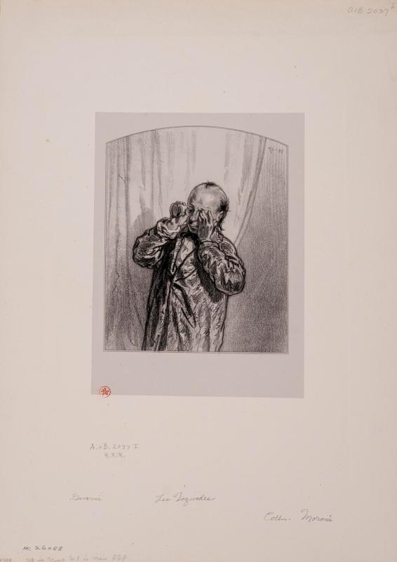 La voisine (The Neighbor), plate 9 from Les Toquades (Infatuations)