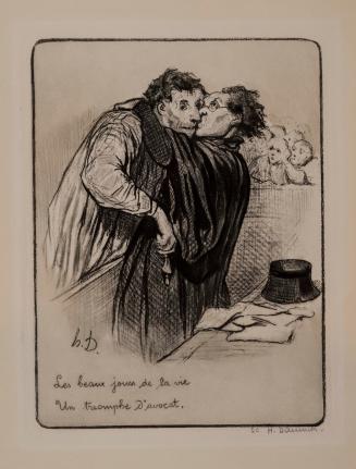 Un triomphe d'avocat, plate 42 from Les beaux jours de la vie