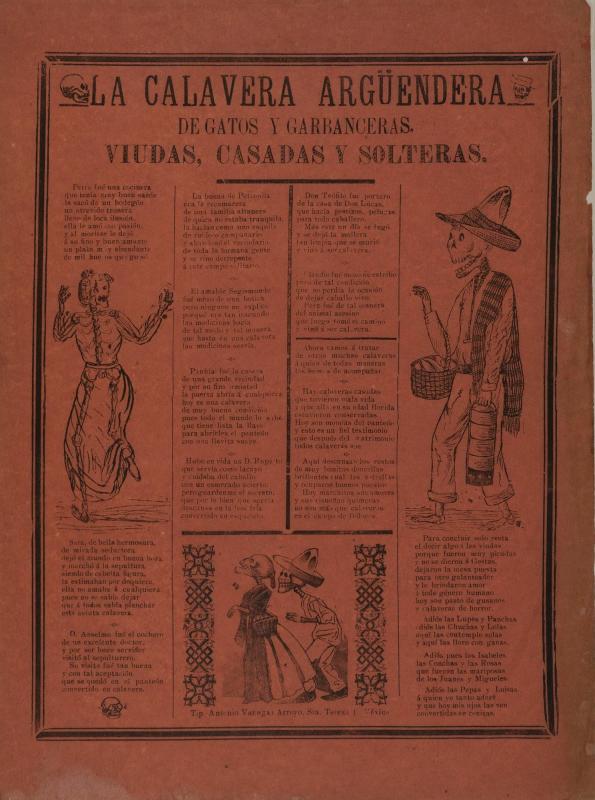 La Calavera Arguendera de gatos y garbanceras