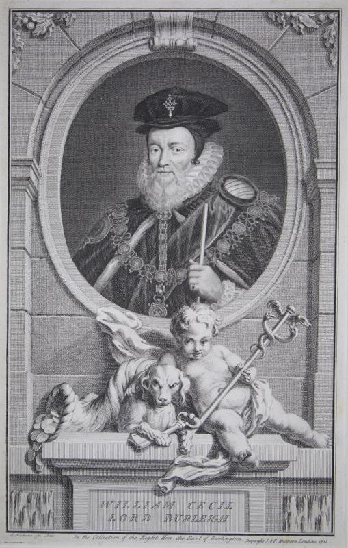 Portrait of William Cecil Lord Burleigh