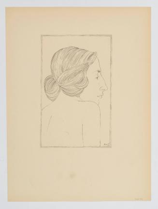 Portrait of a lady (Moira, Mrs. Robert Gibbings)