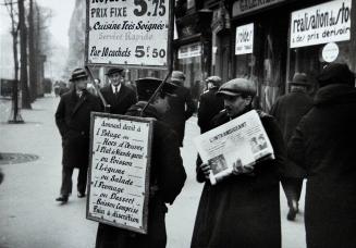 A sandwich man, Paris